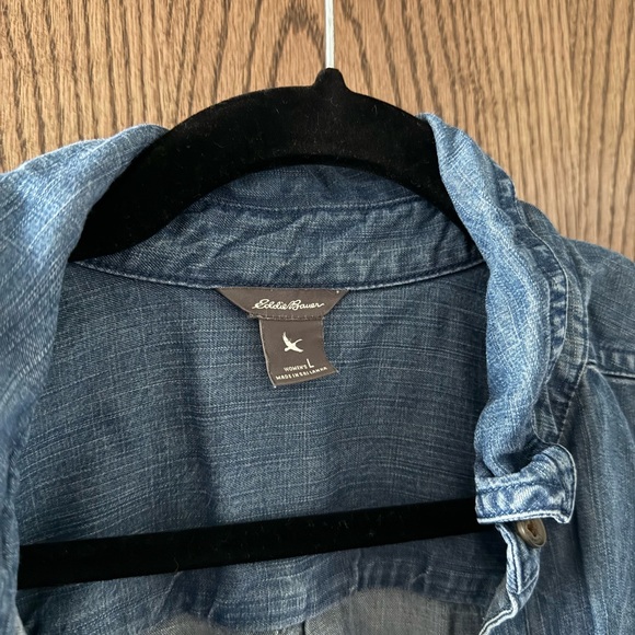 Eddie Bauer Indigo Casual Shirt - Picture 1 of 2
